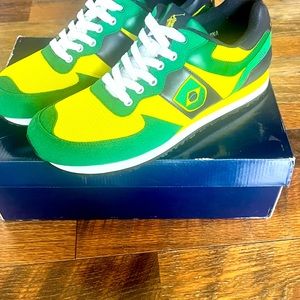 Mens SUPER RARE Polo Sport Brazil flag sneaker NEW 12